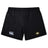 The Monarch Rugby Club Women's Yokohama Short by EMB Canterbury features Vapodri fabric, a black design, a Canterbury logo on the left leg, and an oval M logo on the right leg.