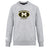 The Monarch Rugby Club Club Crew Sweatshirt by WRS Canterbury features "Monarch Rugby" text, a large black and gold "M" on the front, and an embroidered Canterbury logo on the left sleeve.