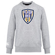 The Franklin County High School Rugby Club Crew Sweatshirt by WRS Canterbury features a large eagle crest with "FLYER RFC" on the chest, an embroidered CCC logo on the sleeve, and is made from ultra-soft fabric for maximum comfort.