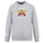 The Atlanta Old White Rugby Champs Club Crew Sweatshirt by WRS Canterbury is an ultra-soft light grey top with "NATIONAL CHAMPIONS 2025 OWRFC 1974" and a yellow, red, black emblem on the chest, plus an embroidered CCC logo on the left sleeve.