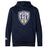 The Franklin County High School Rugby Club Lightweight Hoodie by WRS Canterbury features a large "Flyer RFC" eagle front logo, a small Canterbury sleeve logo, and a classic kangaroo pocket.