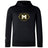 The Monarch Rugby Club Lightweight Hoodie by WRS Canterbury is a black hoodie with a front pocket, featuring a custom oval "M" chest logo and a small Canterbury Club logo on the left sleeve.