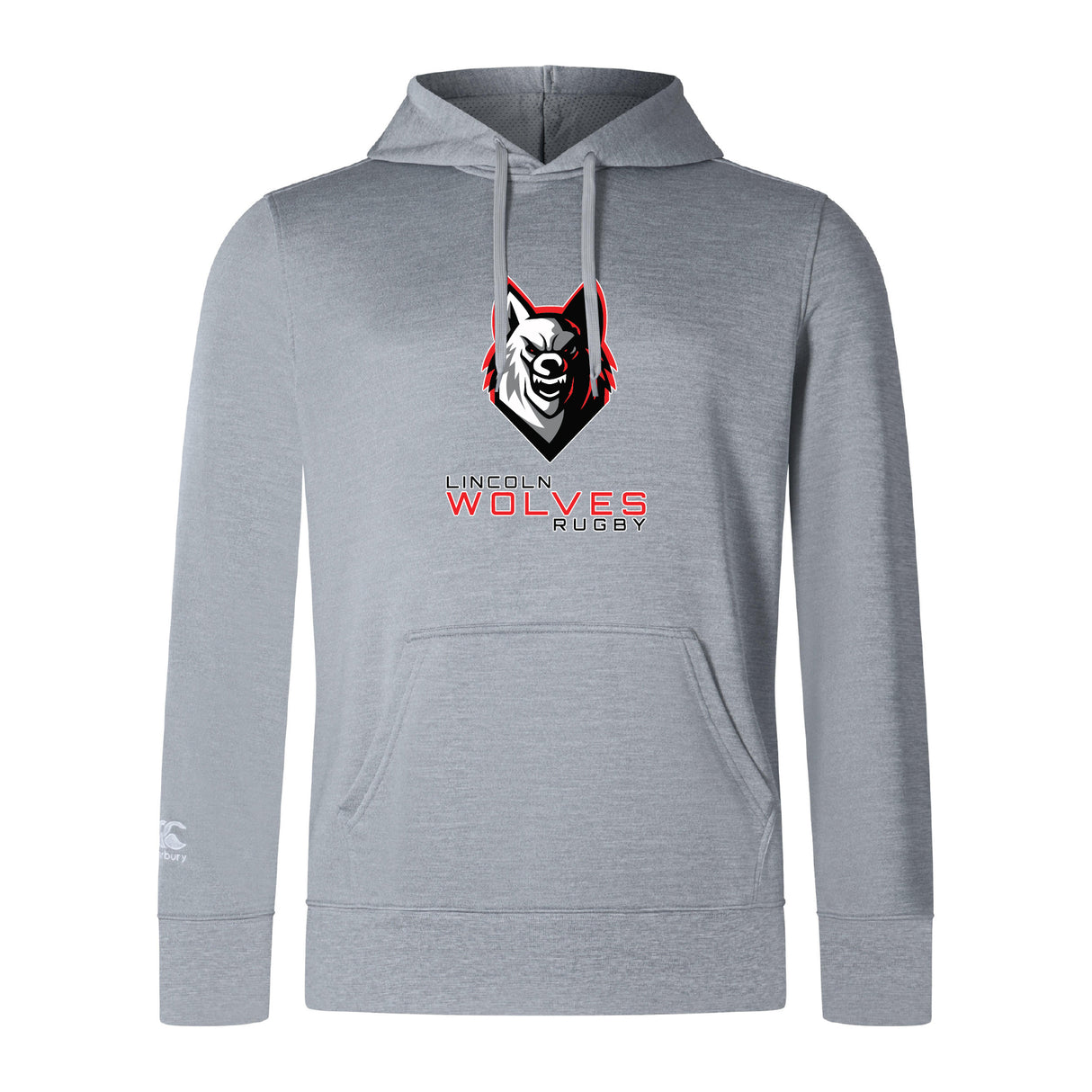 Show your Lincoln Wolves pride with the WRS Canterbury Lincoln Wolves Club Lightweight Hoodie—features the iconic wolf head logo, bold red accents, and a kangaroo pocket. Classic Canterbury comfort for true fans.
