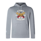 The Atlanta Old White Rugby Champs Club Lightweight Hoodie by WRS Canterbury features a "National Champions 2025" emblem with crossed rugby balls, a shield, "OWRFC 1974" on the chest, and a kangaroo pocket for convenience.