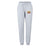 The Atlanta Old White Rugby Champs Women's Leisure Sweatpant by EMB Canterbury features light gray organic cotton, a drawstring waist, and a vibrant "National Champions" graphic—ideal leisurewear from Canterbury sportswear.