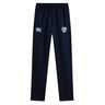 The Franklin County High School Rugby Stretch Tapered Pant by EMB Canterbury features an elastic waistband, white Canterbury logo on the right, and team crest on the left—men's workout pants combining style and comfort.