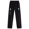The EMB Canterbury Las Colinas Rugby Cuffed Hem Stadium Pant features an elastic waistband, cuffed hem, iconic Canterbury logo, and a blue-green shield crest on the left thigh.