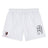 The Lincoln Wolves Tactic Short by EMB Canterbury features an elastic waistband, a bold black abstract logo on one leg, and a wolf mascot with "WOLVES" text on the other—ideal for gym training or as stylish Canterbury shorts.