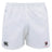 The Lincoln Wolves Professional Polyester Rugby Short by EMB Canterbury features durable polyester, the iconic Canterbury logo on the left leg, and a "Lincoln Wolves" wolf head emblem on the right—ideal for rugby enthusiasts.