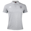 Light grey Franklin County High School Rugby Waimak Polo by EMB Canterbury, featuring the school badge on the left chest and a white Canterbury logo on the right in classic CCC Waimak style.