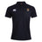 Black short-sleeve Atlanta Old White Rugby Champs Waimak Polo by EMB Canterbury, with a collar, CCC logo on the right chest, and an embroidered circular club emblem on the left chest.