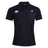 The Monarch Rugby Club Waimak Polo by EMB Canterbury is a black short-sleeve men's collared shirt featuring a white Canterbury logo on the right chest and a yellow-black "M" emblem on the left. Classic CCC Waimak Rugby Polo style.