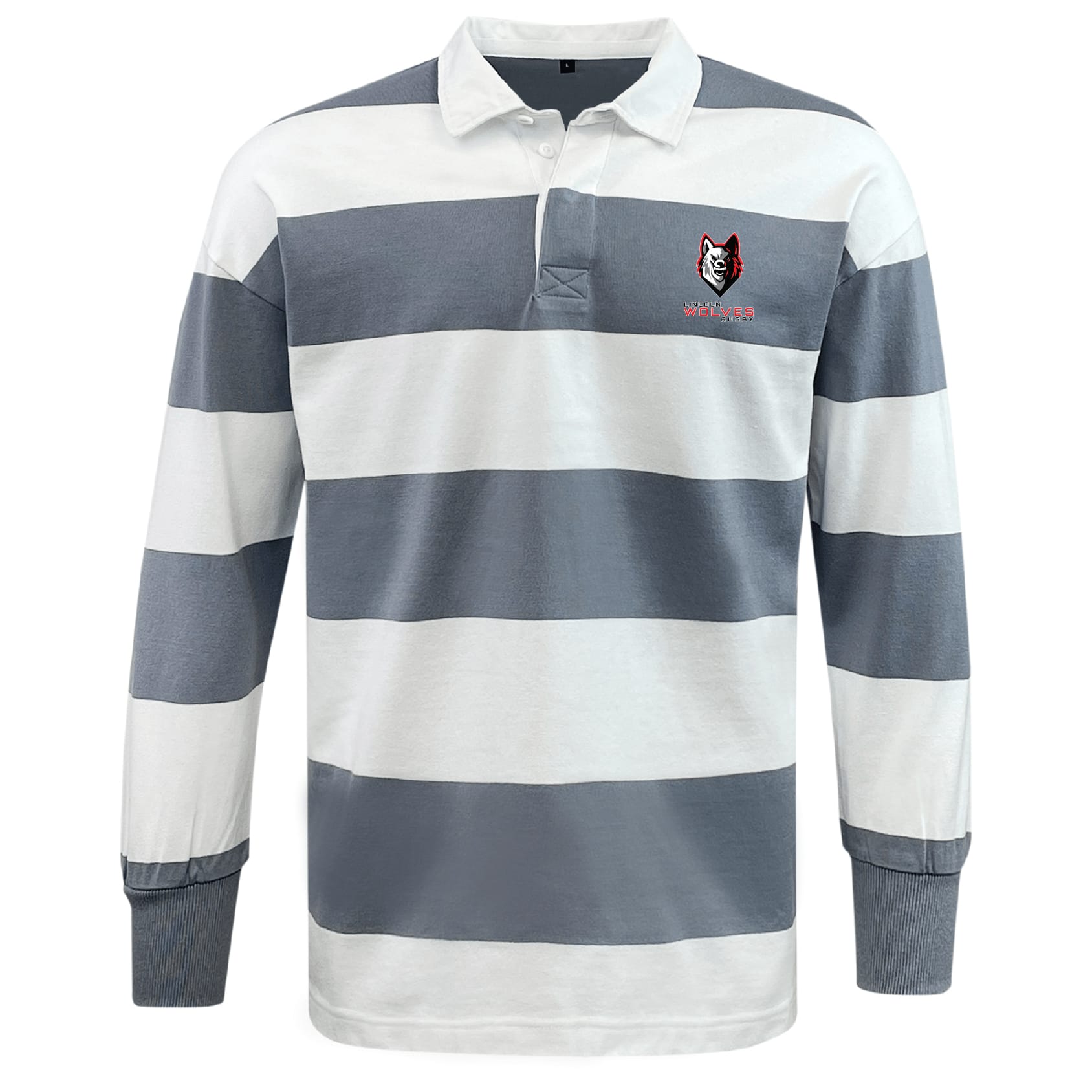 Lincoln Wolves Classic Long Sleeve Hooped Rugby Jersey – World