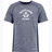 The Nations of Rugby Scotland Rugby Electrify Training Tee, featuring Coolcore technology, is a modern grey shirt with eye-catching white text.