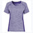 An Augusta Sportswear Electrify Coolcore Rugby Training T-shirt for women with short sleeves and a V-neck.