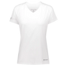 An Augusta Sportswear Women's Electrify Coolcore Rugby Training T-shirt with a v-neck.