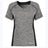 An Augusta Sportswear Women's Electrify Coolcore Rugby Training T-shirt in grey and black.