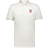 The EMB Augusta Nations of Rugby Les Bleus Vintage Polo is a white short-sleeved shirt with the "Les Bleus France Rugby" logo and rooster emblem on the left chest, inspired by classic vintage rugby shirt style.