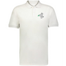 The EMB Augusta Nations of Rugby Tonga Vintage Polo is a white shirt featuring a small embroidered dove with an olive branch and "1994" on the left chest, inspired by classic rugby style for timeless appeal.
