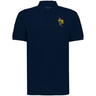 The EMB Augusta Nations of Rugby France Vintage Polo is a navy blue cotton rugby shirt with a yellow, red, and green rooster logo and "1906" text on the left chest—a classic tribute to French rugby style.