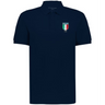 The EMB Augusta Nations of Rugby Italy Vintage Polo is a navy blue cotton pique shirt with an Italy flag crest and "ITALIA 1999" on the left chest, inspired by classic rugby styles.