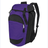 A purple and black High5 Gear Bag from Augusta Sportswear with side mesh pocket and adjustable backpack shoulder straps.