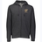 A dark gray USA Rugby Bronze Fleece Full Zip Hoodie from EMB Augusta, featuring convenient pockets and a hood. It proudly displays a gold "USARUGBY" logo on the upper left chest, celebrating the Women's Bronze Medal achievement.
