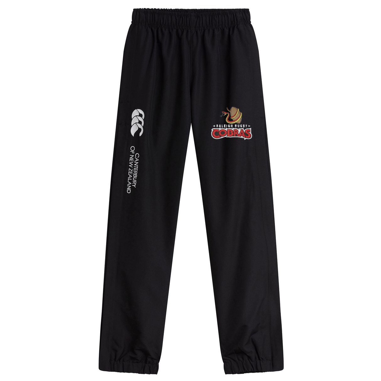 A Raleigh Cobras Rugby Cuffed Hem Stadium Pant by Canterbury with the EMB Canterbury logo on it.