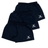 Three pairs of Gilbert Saracen V3 Match Shorts, featuring elastic waistbands and the distinctive Gilbert logo on the lower left side.