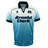 The Scotland 24/25 Replica Away Jersey by Macron boasts a light blue gradient design, complemented by a dark blue collar. It prominently features the Scottish Rugby Crest and the "Arnold Clark" sponsor logo, reflecting impeccable style and team spirit for men.