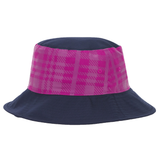 Show your Scottish Rugby pride with the Scotland 25/26 Bucket Hat by Macron. This stylish hat features a navy brim and crown with a bright pink plaid band—an eye-catching accessory from Macron for fans.