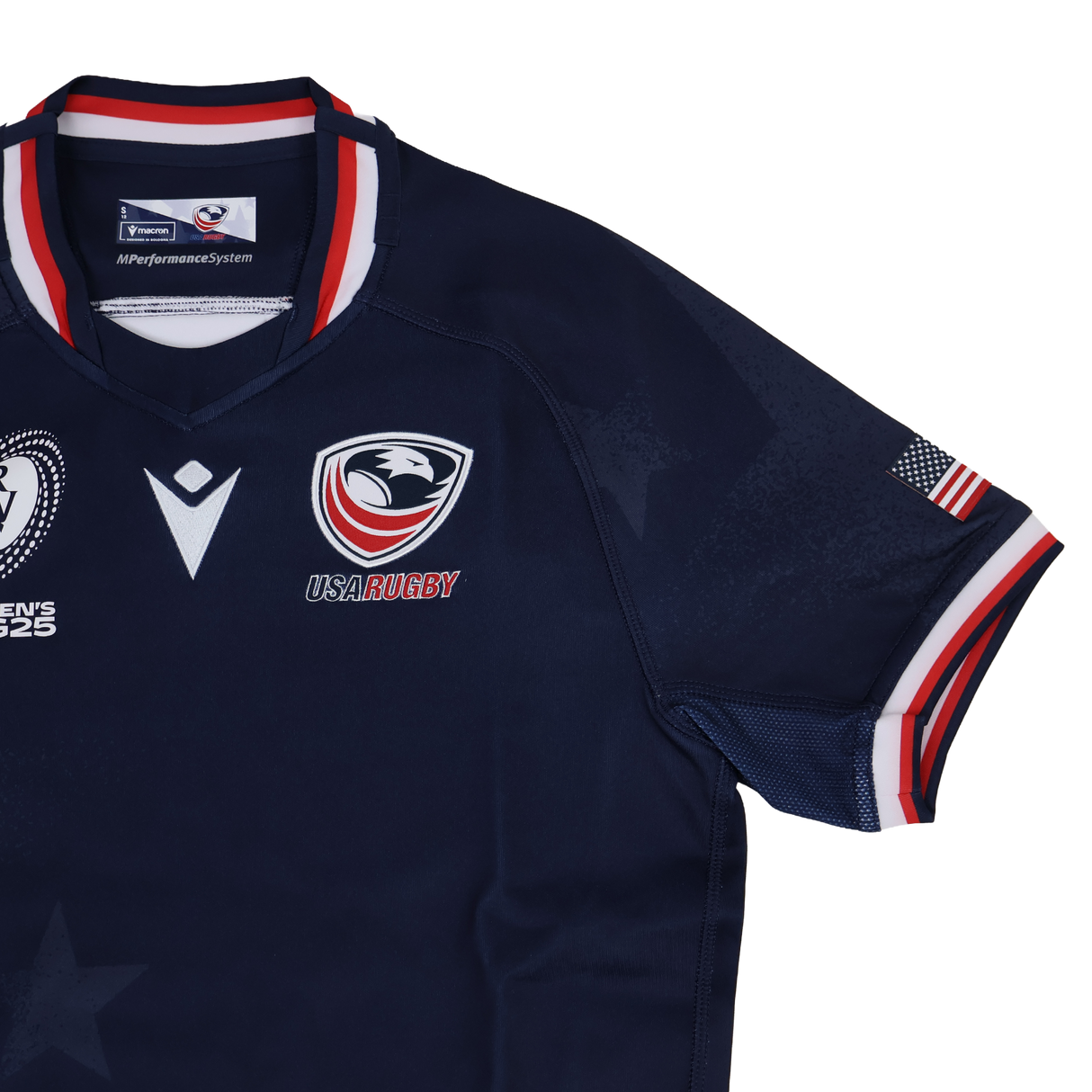 Women's USA Rugby WRWC 25 Home Bodyfit Shirt by Macron