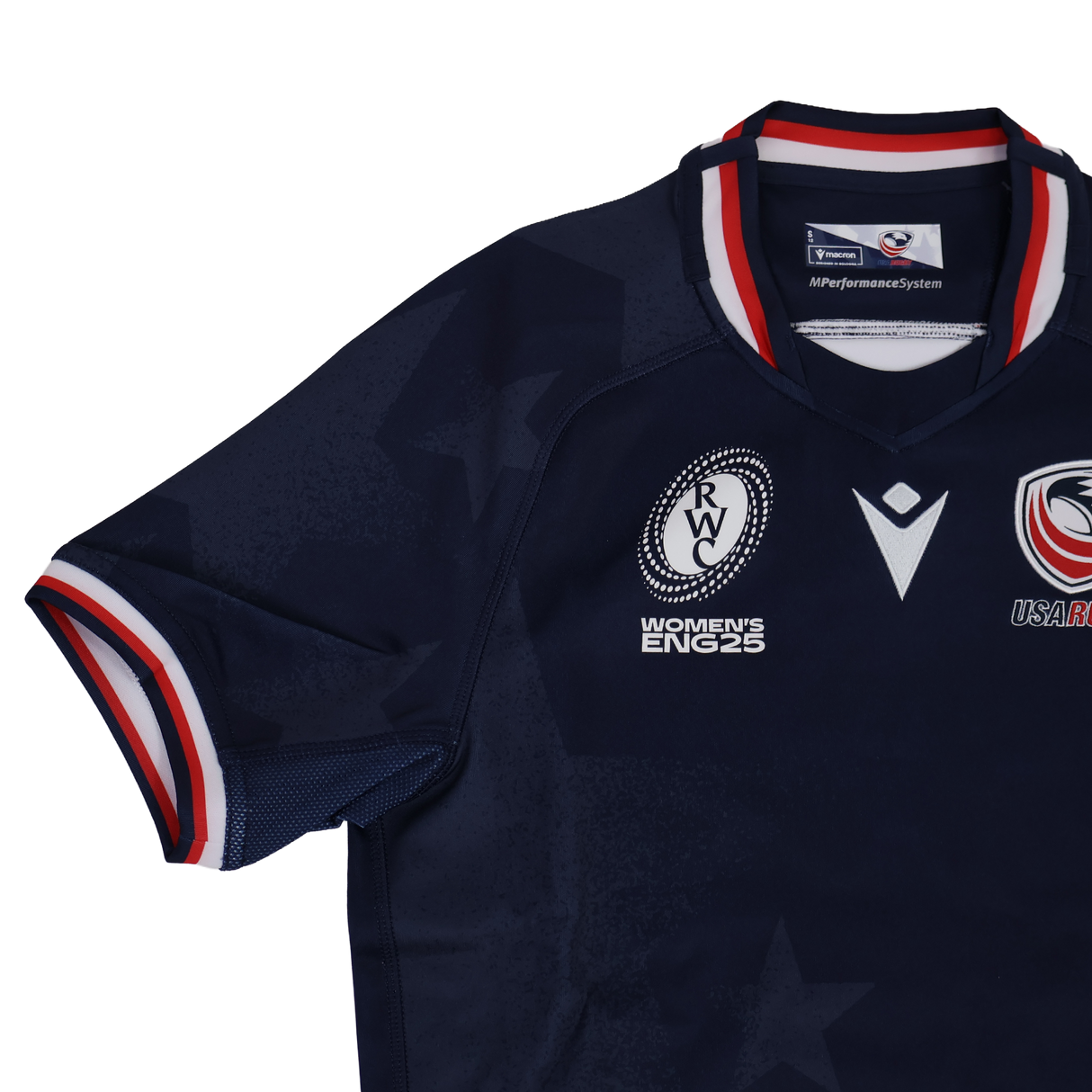Women's USA Rugby WRWC 25 Home Bodyfit Shirt by Macron
