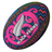 The Gilbert Maori Black Ferns Supporters Ball features a vibrant Māori-inspired design with a silver fern and “Black Ferns” text on a pink background.