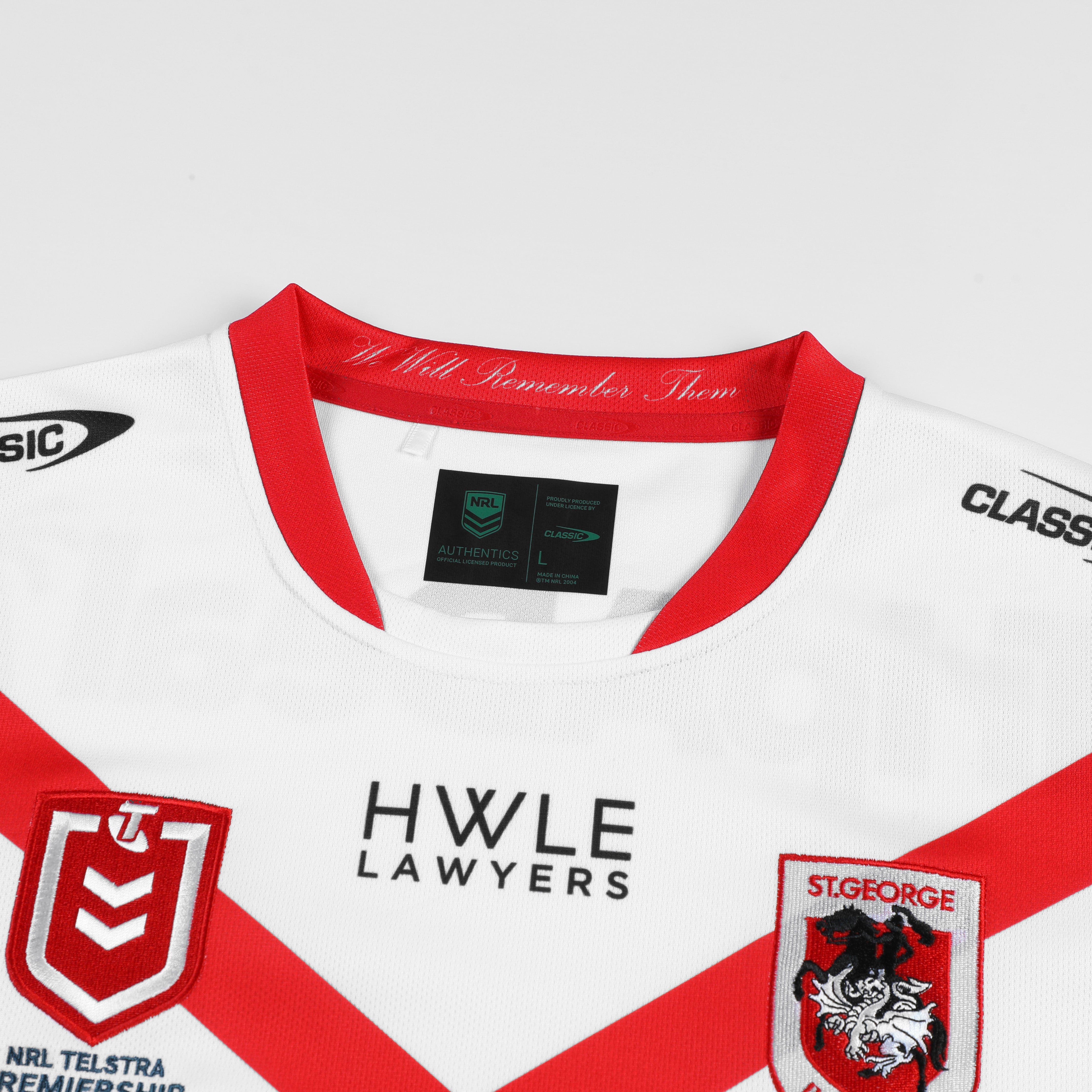 【海外XLサイズ】NRL セントジョージ・イラワラ・ドラゴンズ シングレット Dragons National Rugby League Heritage Jersey by Classic