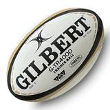 A Top 14 G-TR4000 Replica Ball by Gilbert on a white background.