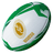 Celebrate the Women's Rugby World Cup with the Gilbert Women's Rugby World Cup 25 Ireland Team Ball, featuring green and white colors, geometric patterns, gold logo, and "Ireland" detail—perfect for fans!.