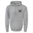 A Suffolk Bull Moose Rugby 60/40 Fleece Pullover Hoodie by WRS Augusta with a black logo on it.
