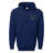 A Suffolk Bull Moose Rugby 60/40 Fleece Pullover Hoodie with a crest on it, by the WRS Augusta brand.