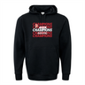 Show your support with the WRS Augusta England WRWC '25 Champions Hoodie—black with "CHAMPIONS" in red and white and "England Women's Rugby World Cup 2021 Champions" on the front. Perfect for women's rugby fans!.