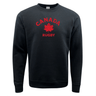Nations of Rugby Canada Rugby Fleece Crewneck Sweatshirt by WRS Augusta with red logo.