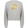 This WRS Augusta Women's USA Rugby 50th Slouchy Crew Sweatshirt offers a comfortable fit, showcasing a gold "50 USA RUGBY" logo on the front, ideal for casual outings.