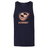 USA Rugby Bronze Unisex Jersey Tank Top by WRS Alpha Broder in navy blue, showcasing a bronze medal-like USA Rugby logo in the center.