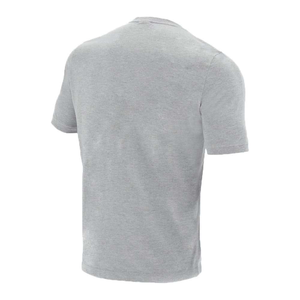 the back view of a Macron Wales Rugby Union Logo Print Tee