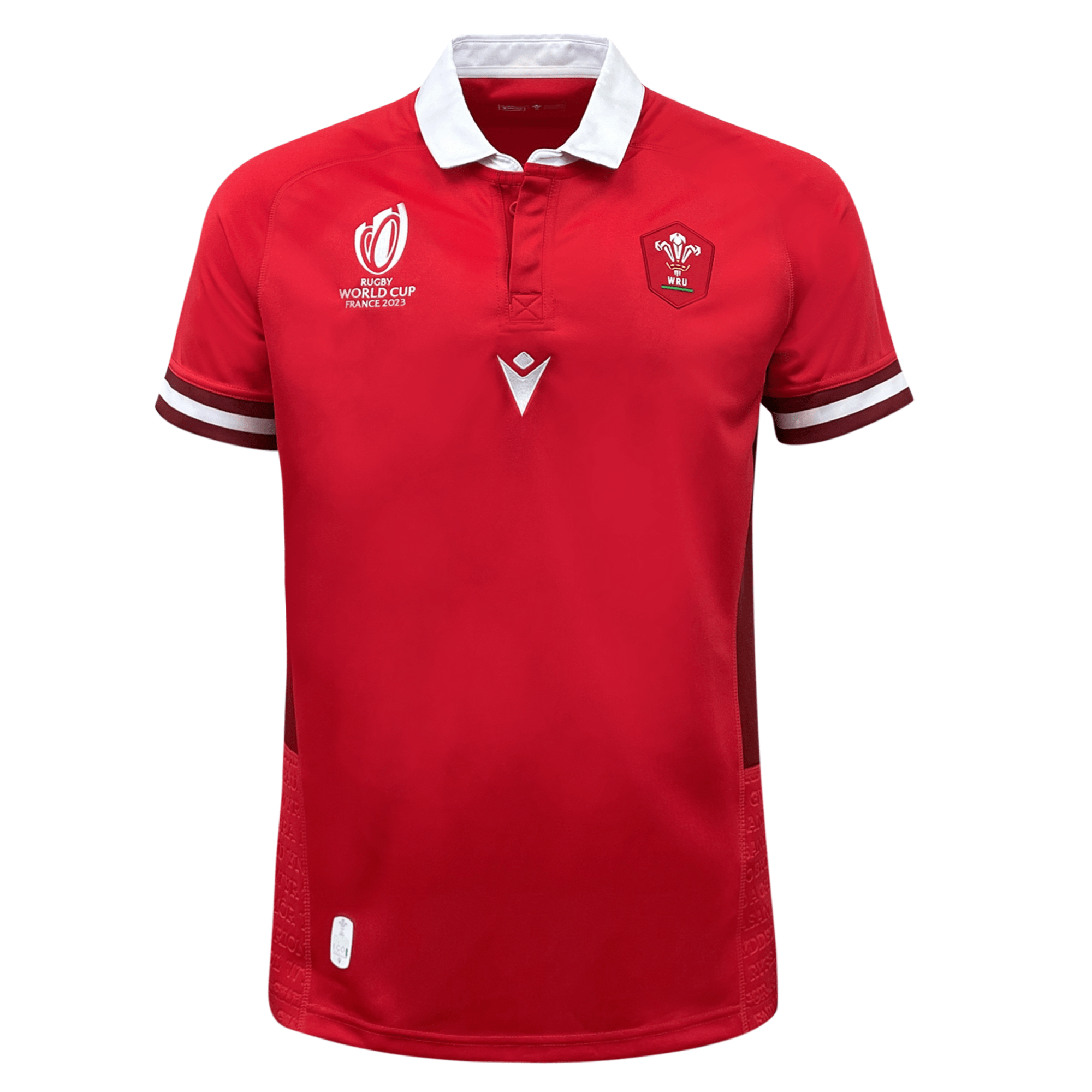 Wales Rugby World Cup 23 Home Jersey by Macron World Rugby Shop