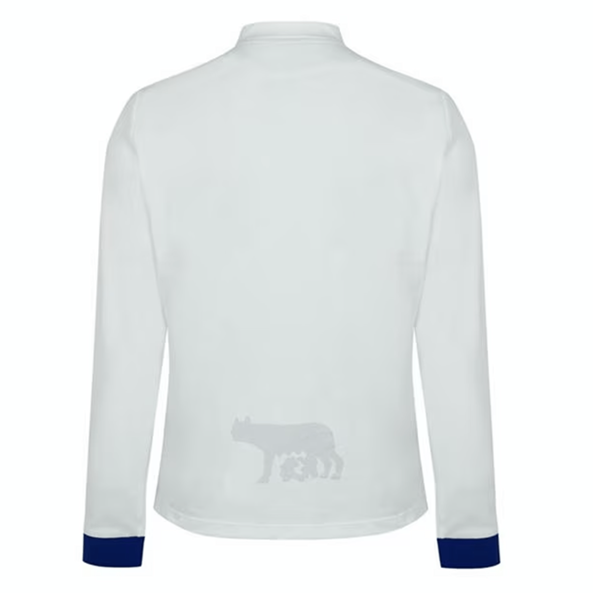 Italy Rugby RWC23 Long Sleeve Away Pique Cotton Polo by Macron  