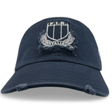 A Italy FIR Cap 23/24 by Macron with a crest on it.