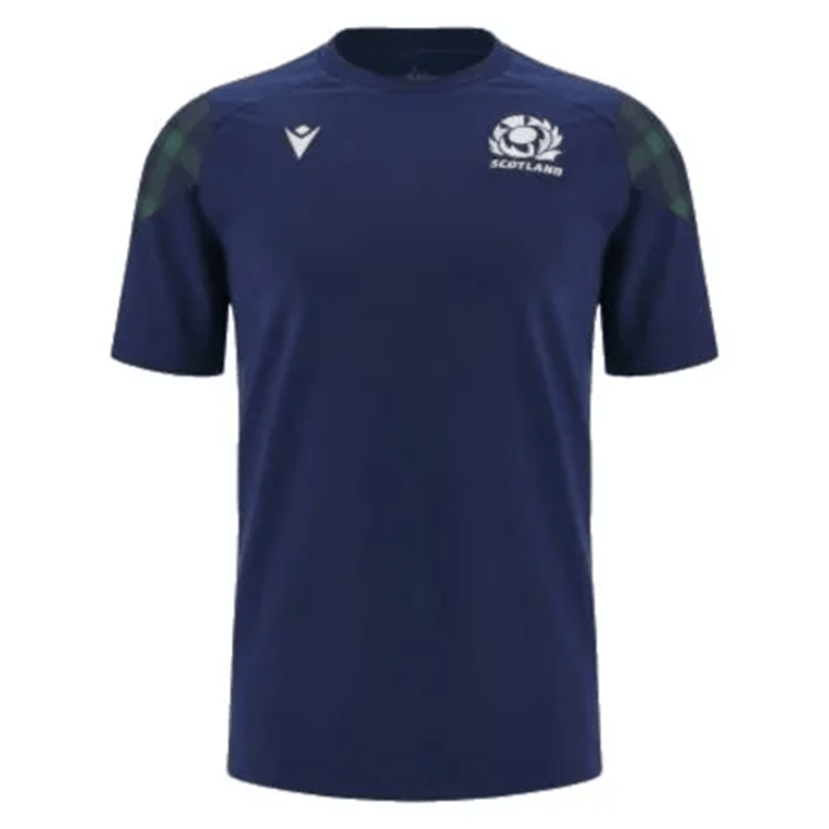 Maillot Domicile Écosse Rugby 2019 - Marque Macron - Taille L Homme - Bleu Marine - Occasion En Bon état