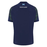 The back of the Scotland Rugby Travel Shirt 23/24 by Macron.