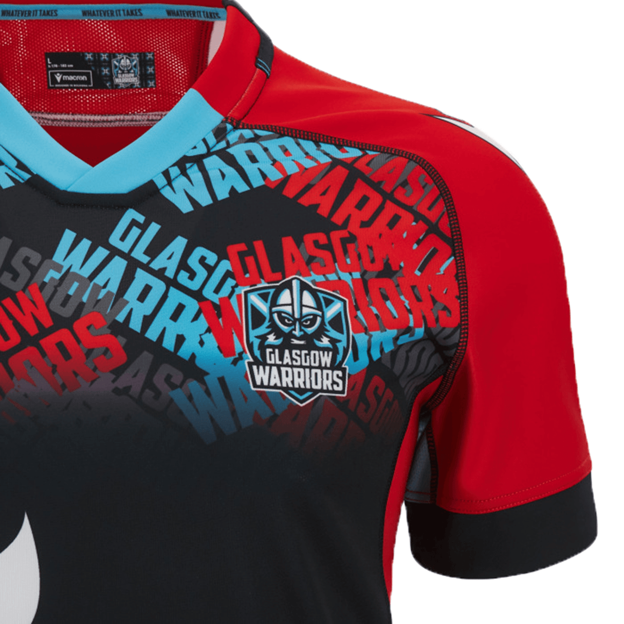 Glasgow Warriors Rugby Training Jersey 23 24 by Macron World Rugby Shop